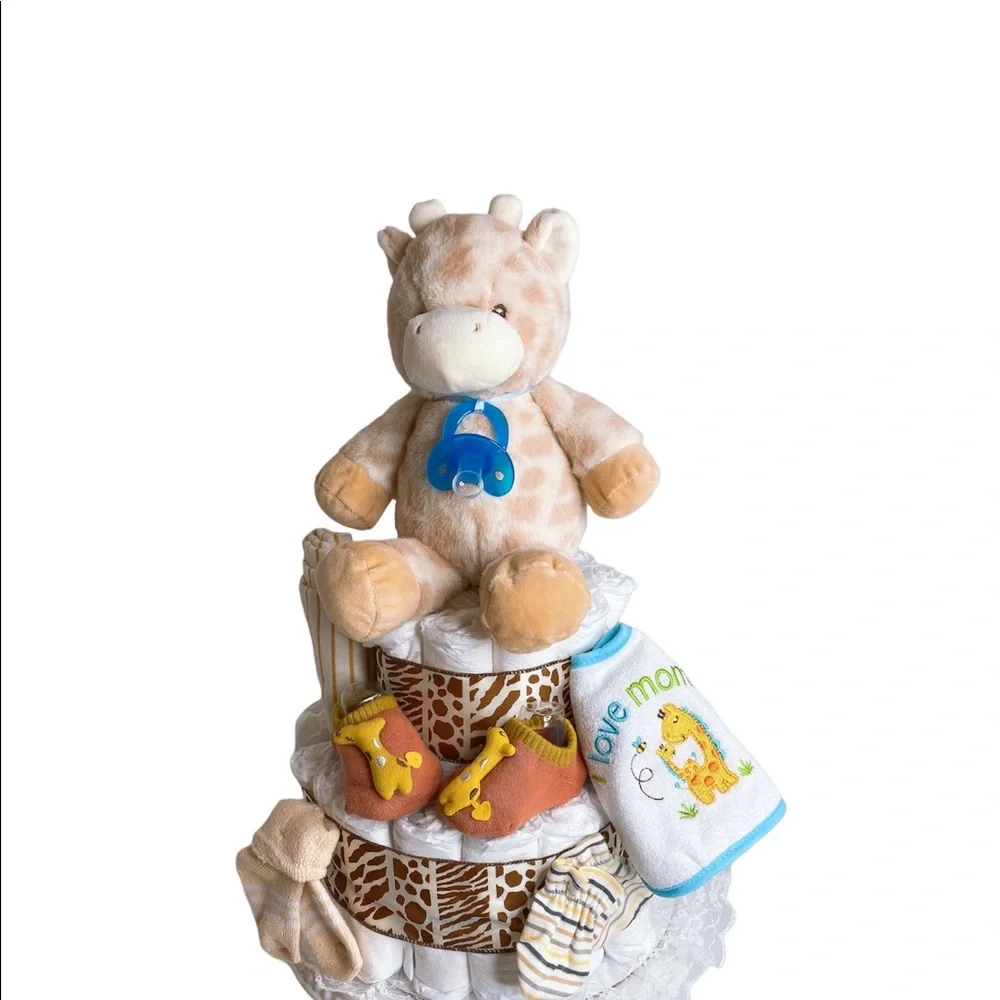 Giraffe Diaper Cake